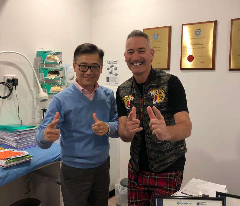 Happy to have Anthony from the Wiggles to come to visit our Dr Anthony! Good show the Wiggles 2018 Adelaide tour!